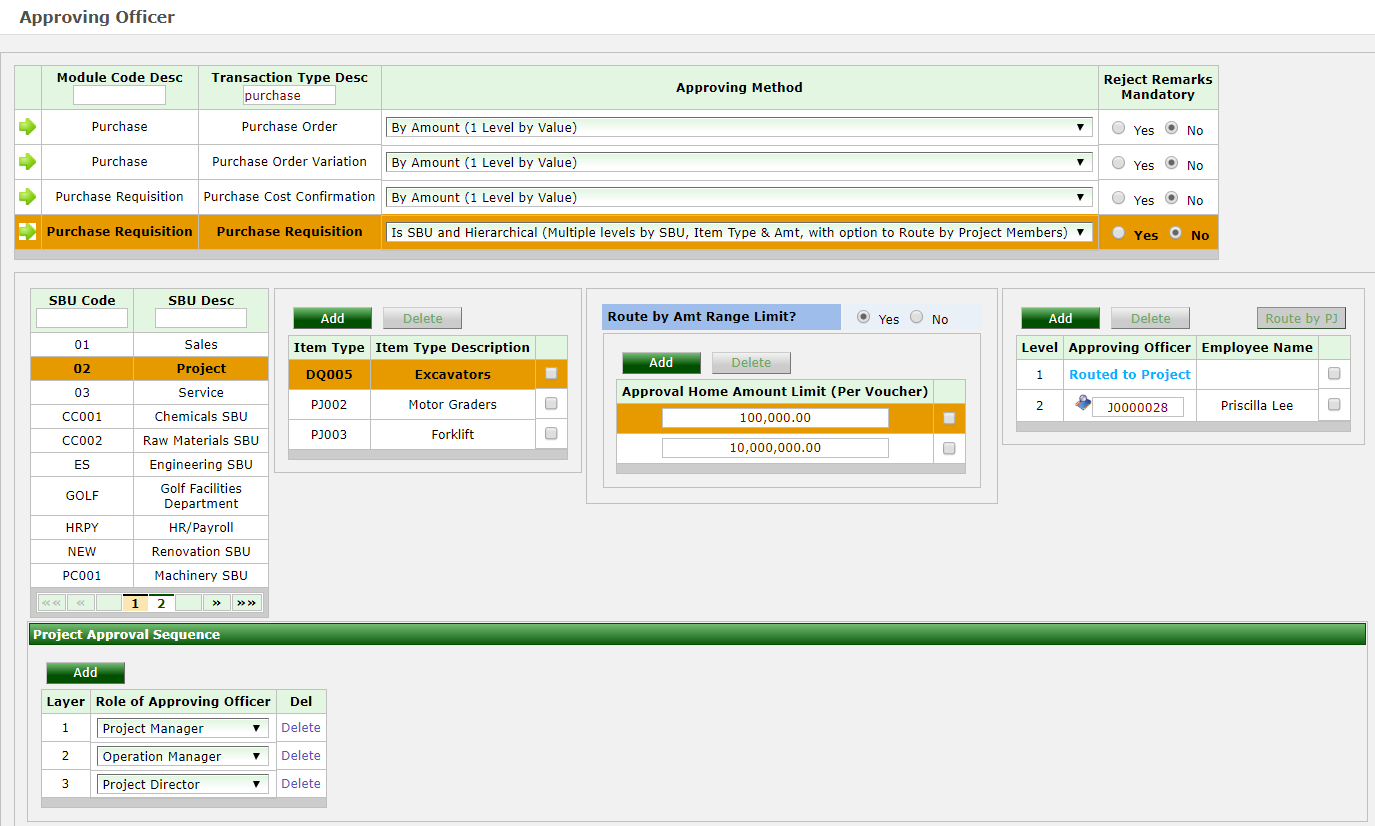 Synergix E1 ERP System Updates | May 2018 additional approval method pr - Synergix E1 ERP System Updates | May 2018