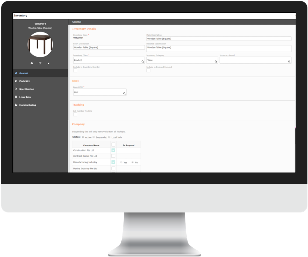 Synergix E1 Inventory Management ERP System Software Singapore - Productivity Solutions Grant (PSG)