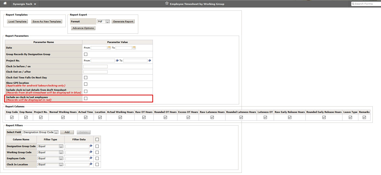 Synergix E1 ERP System Updates | August 2019 Timesheet report - Synergix E1 ERP System Updates | August 2019