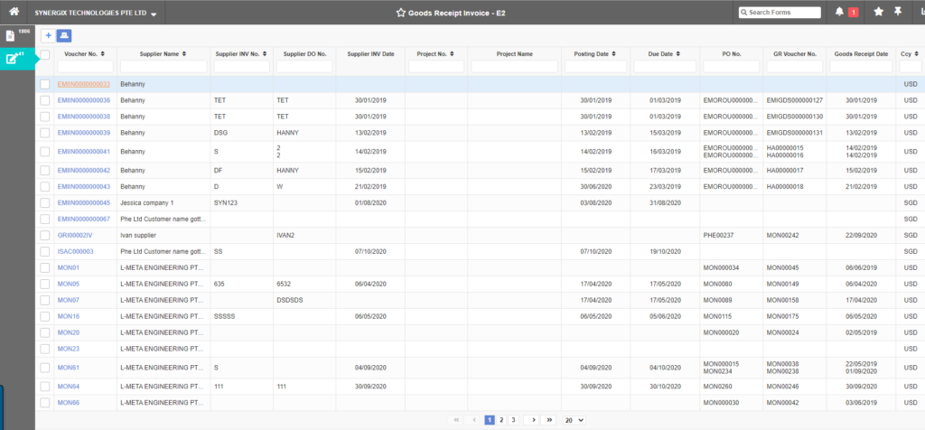 Synergix ERP Software Updates - March 2021 ERP Software Goods Receipt Invoice 1024x476 - Synergix ERP Software Updates - March 2021