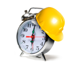 Construction Pain Points - How Synergix ERP System Can Help? alarm clock helmet white background 300x262 - Construction Pain Points - How Synergix ERP System Can Help?