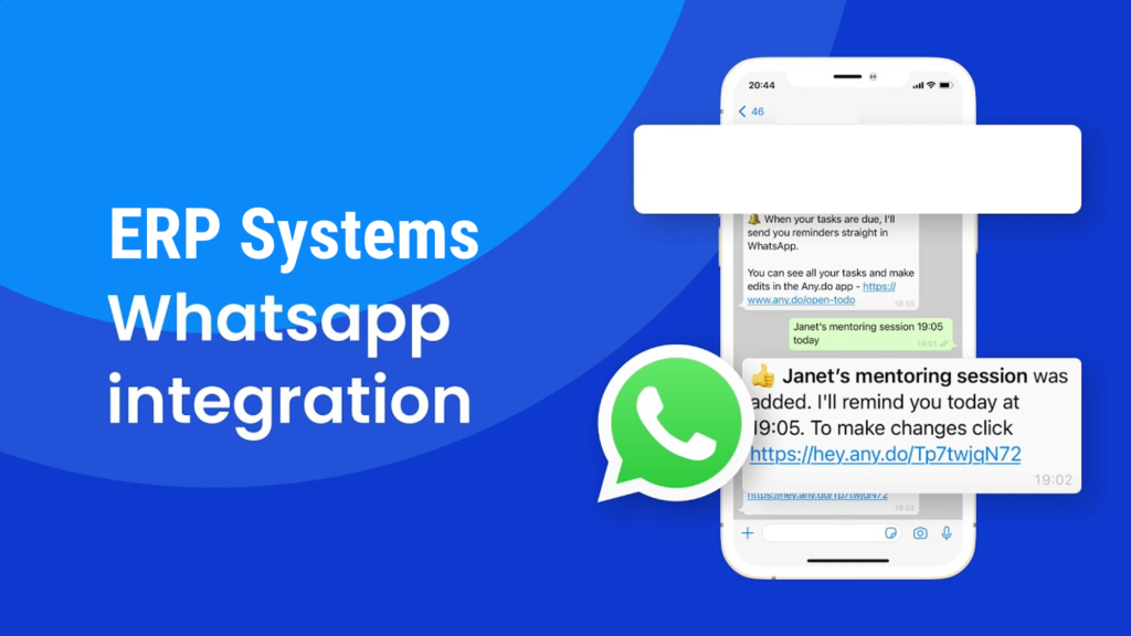 WS ERP 1024x576 - How Whatsapp API  Integration with ERP System Benefits Your Business?