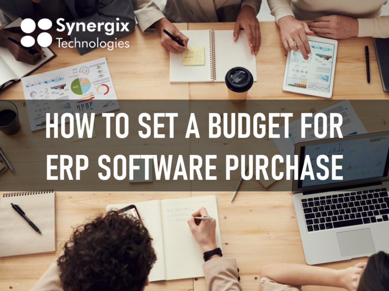 Learn How To Set A Budget For ERP Software Purchase