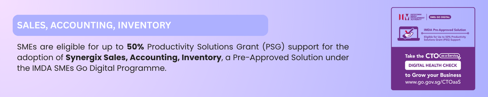 Productivity Solutions Grant (PSG) 1 - Productivity Solutions Grant (PSG)
