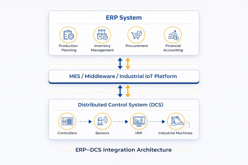 ERP DCS integrate - ERP and Distributed Control Systems in Manufacturing&nbsp;