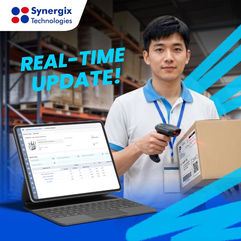 Synergix ERP Barcode Tracking Software - ERP Barcode Tracking Software for&nbsp;Perfect&nbsp;Inventory Accuracy&nbsp;&nbsp;