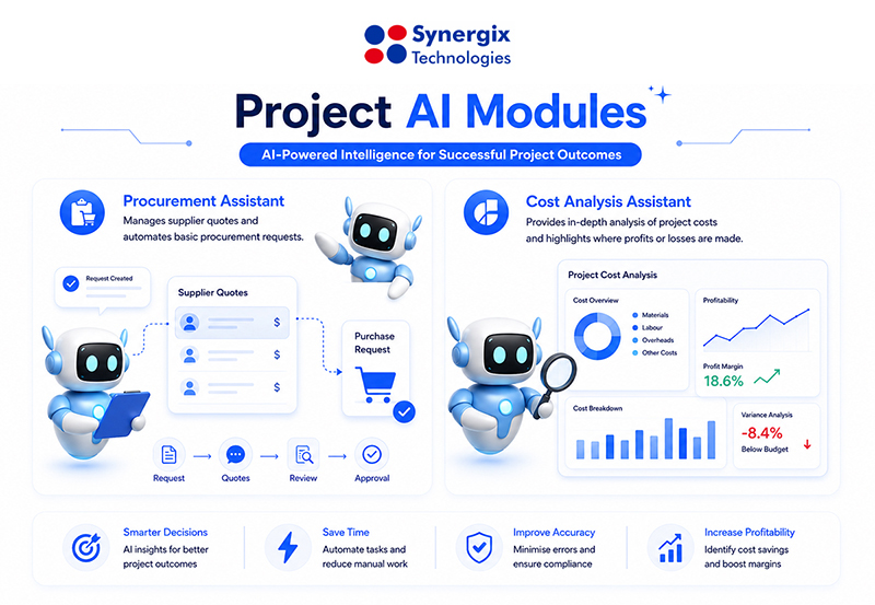 project ai module synergix - Synergix AI-Powered ERP