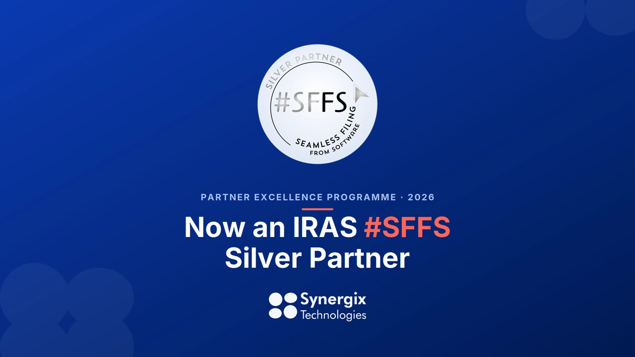 synergix-iras-sffs-silver-partner-2026 Synergix Technologies announced as IRAS #SFFS Silver Partner 2026 for seamless ERP software integration.