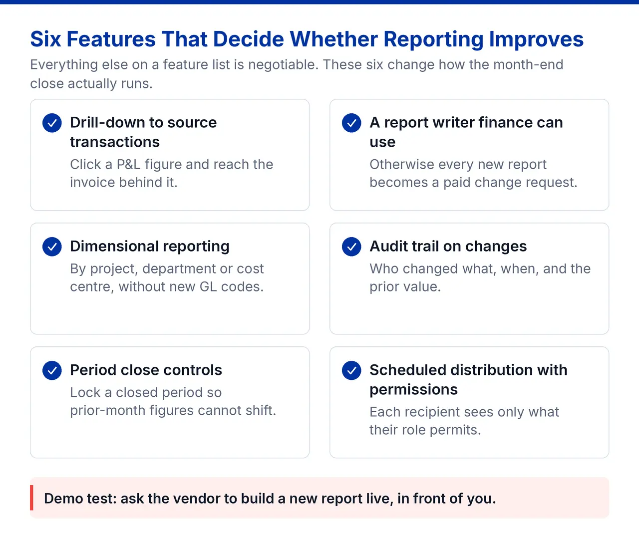 Financial Reporting Software: How to Choose the Right Type for Your Business 2 Financial reporting software features that matter